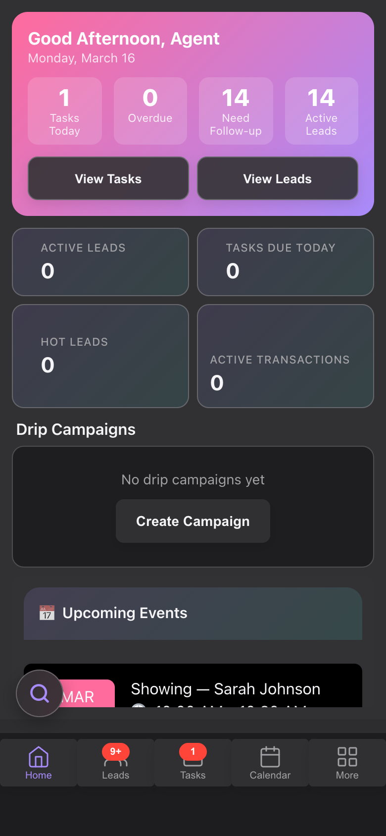 Orba CRM Mobile App